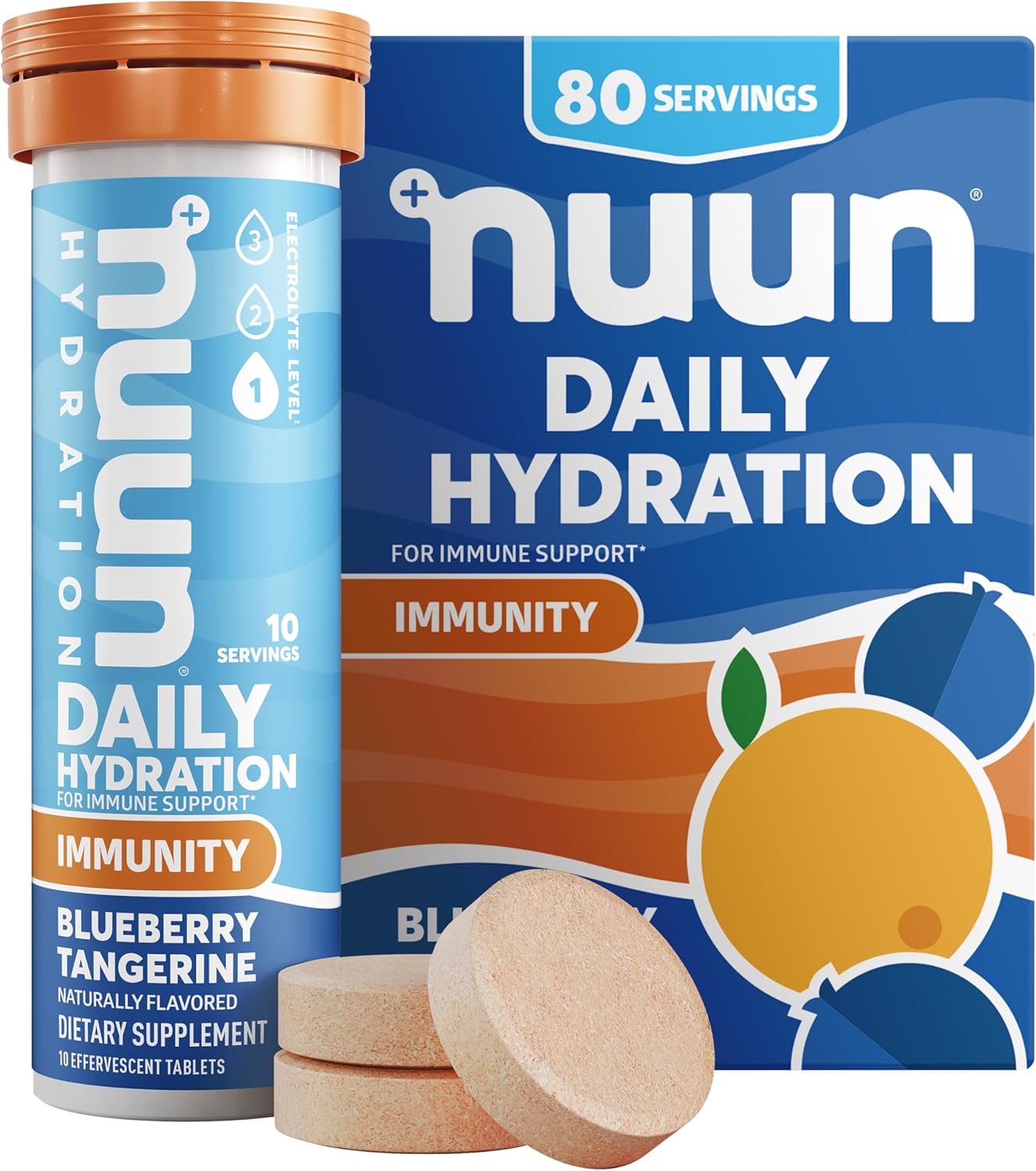 Nuun Immunity Electrolyte Tablets for Hydration and Wellness