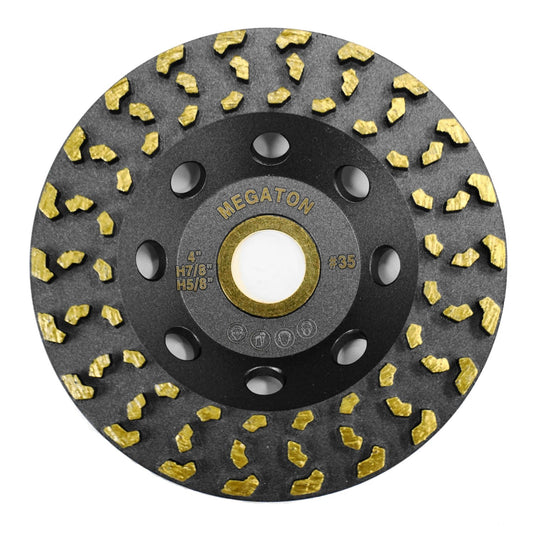 Megatron 4in Diamond Cup Grinding Disc for Concrete & Coating