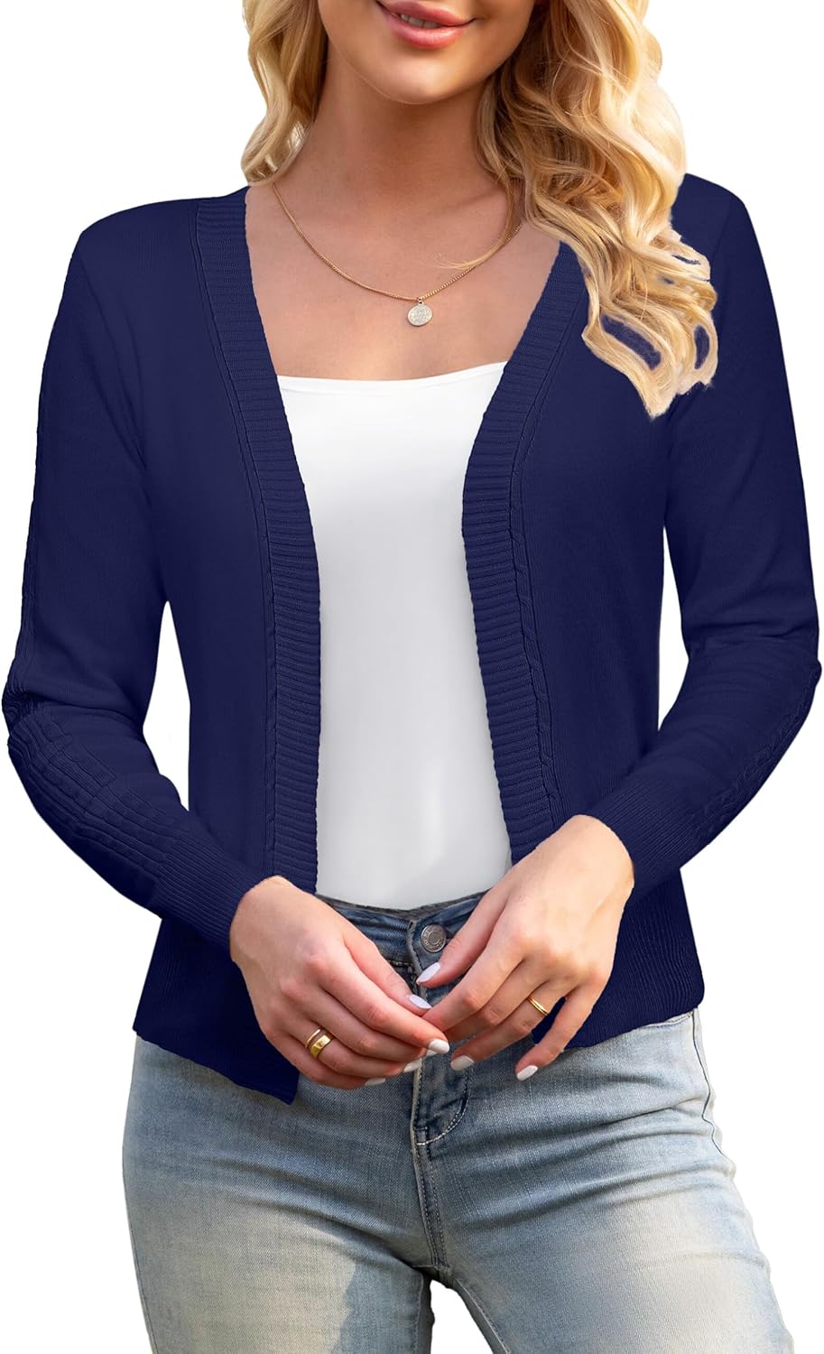 Women's 3/4 Sleeve Cropped Cardigan Sweaters for All Occasions