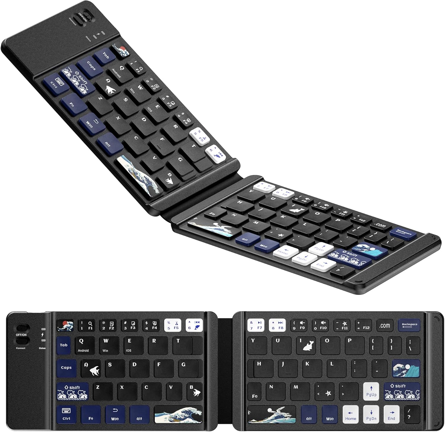 Ultra-Portable Bluetooth Keyboard: 20H Battery Life