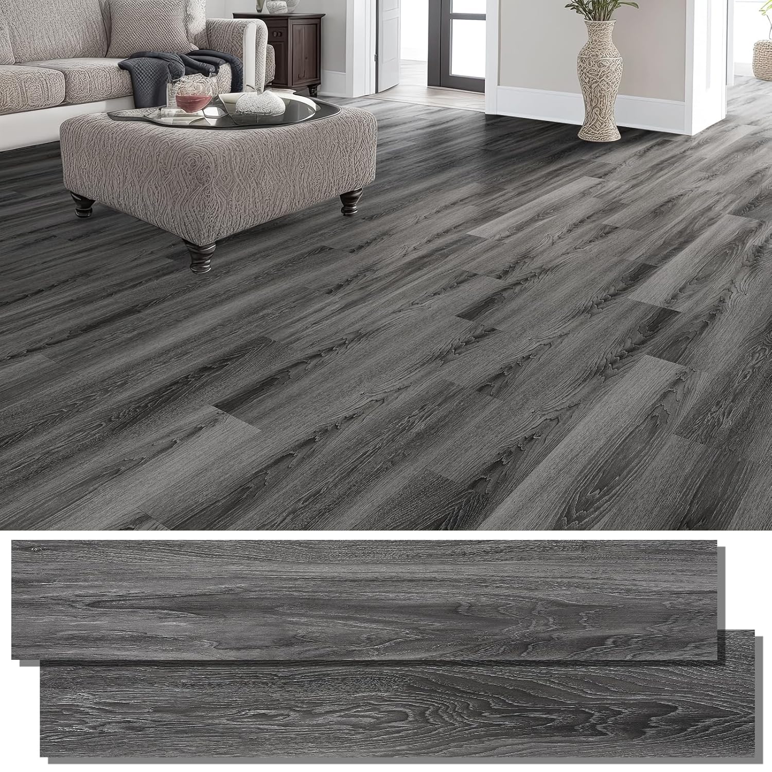 Peel and Stick Floor Tile Vinyl Flooring for Home Renovation