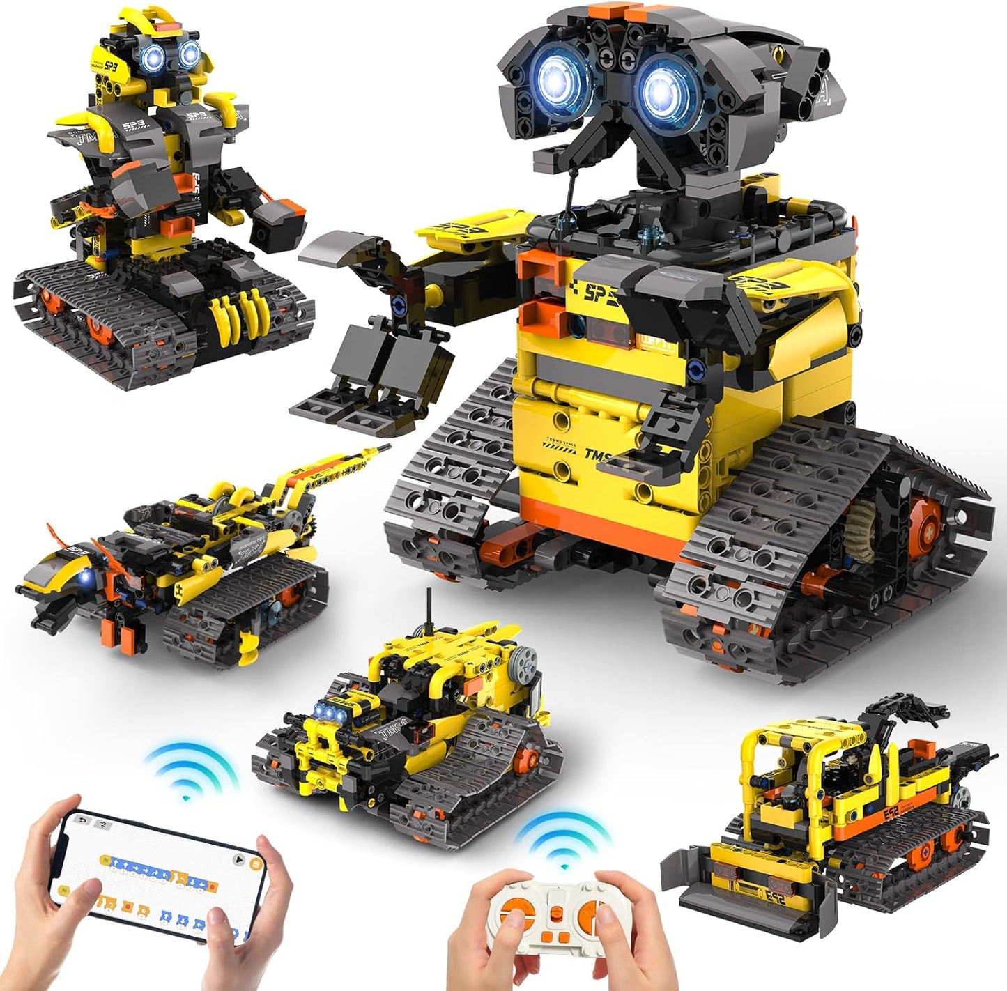 5 in 1 Robot Building Kit for Kids - Fun STEM Learning Toy