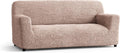 Sofa Slipcover Blush Taupe - Stretch Form-Fit 1-Piece Protector