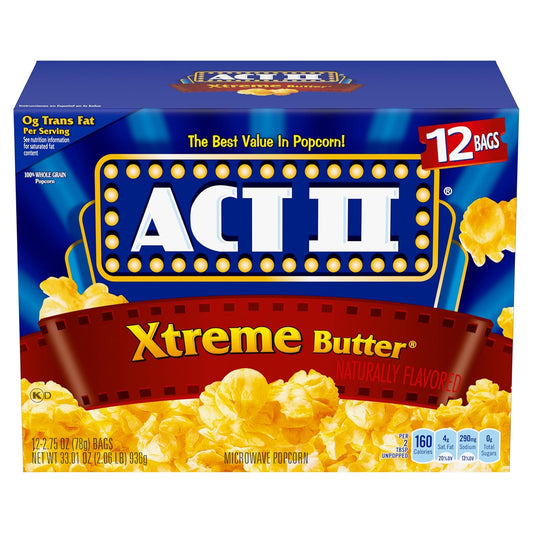Intense Butter Blast! ACT II Microwave Popcorn