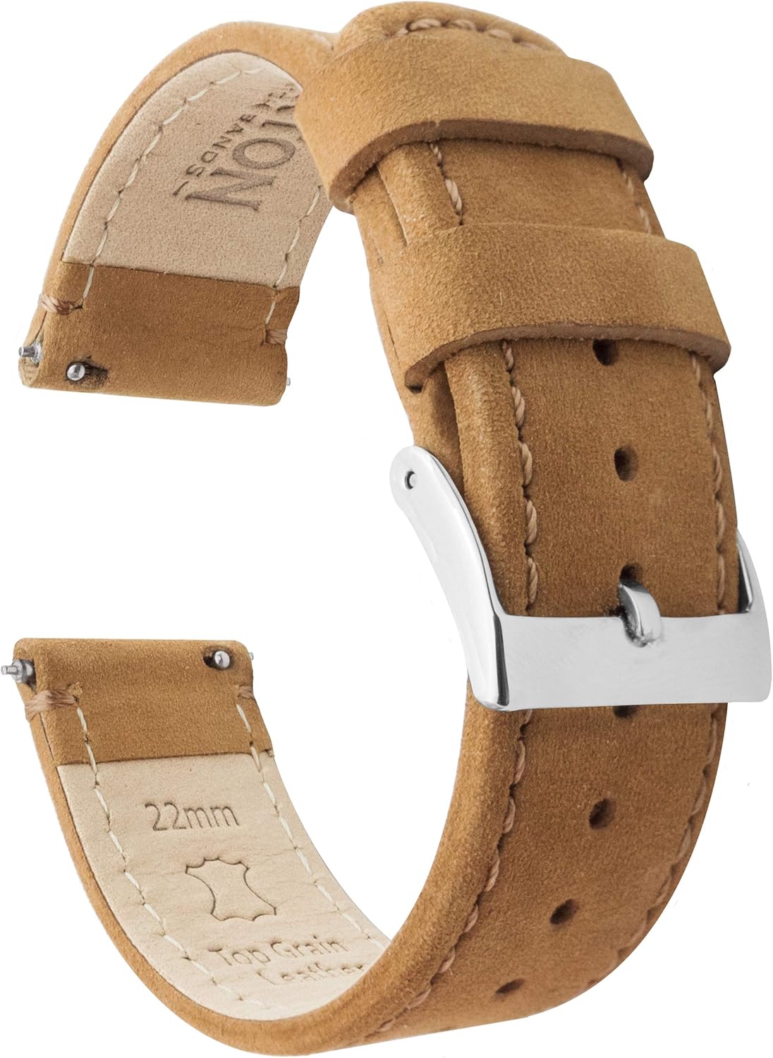 Barton Quick Release Top Grain Leather Watch Band Strap Options
