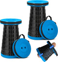 2-Pack 2025 Upgraded Collapsible Stool - Portable Telescopic Travel