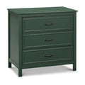 DaVinci Charlie 3-Drawer Dresser - Forest Green Small Dresser