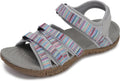 Womens Hiking Sandals with Arch Support - Adjustable Sport Sandal