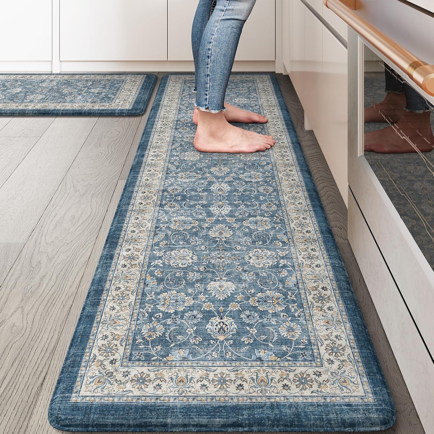 KIMODE Anti Fatigue Kitchen Mats for Comfort and Style