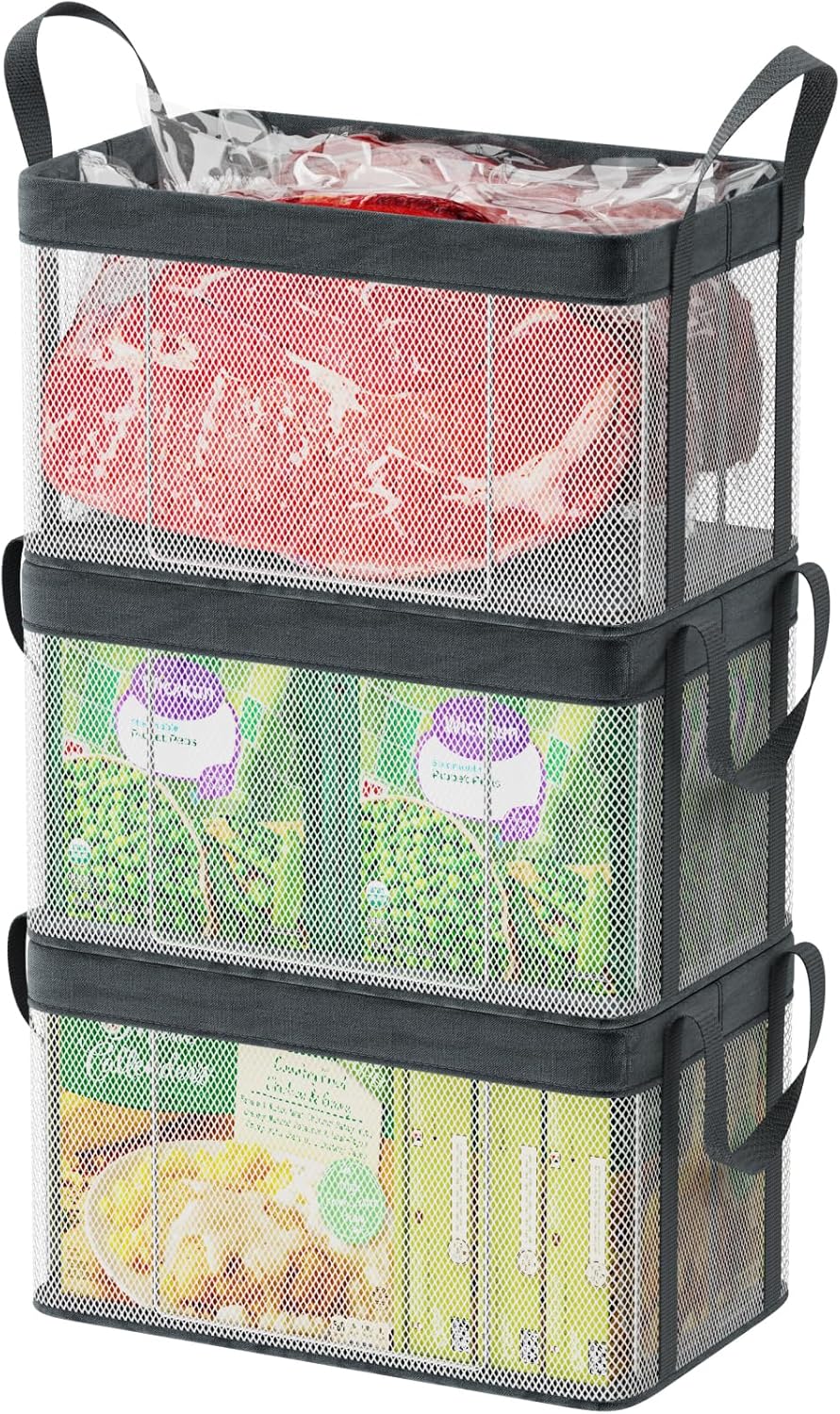 iSPECLE Freezer Organizer Bins for Efficient Storage Solutions