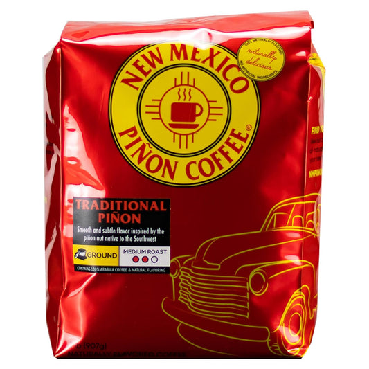 New Mexico Pinon Coffee Naturally Flavored Ground Coffee 2 lb