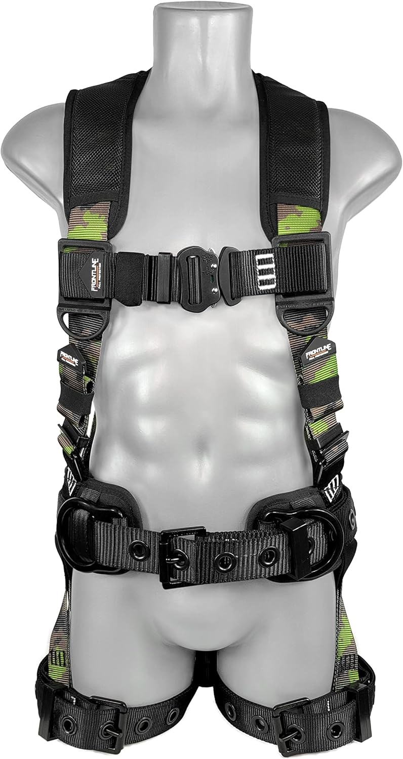 Frontline Full Body Harness with Suspension Trauma Straps for Safety