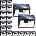 Peasur 20 Pack Solar Lights for Outside - Bright Motion Security