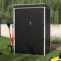 Metal Outdoor Storage Shed 4ft x 3ft - Lockable Steel Garden Shed