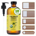 50Pcs Castor Oil Pack Wrap with Organic Cold Pressed Oil