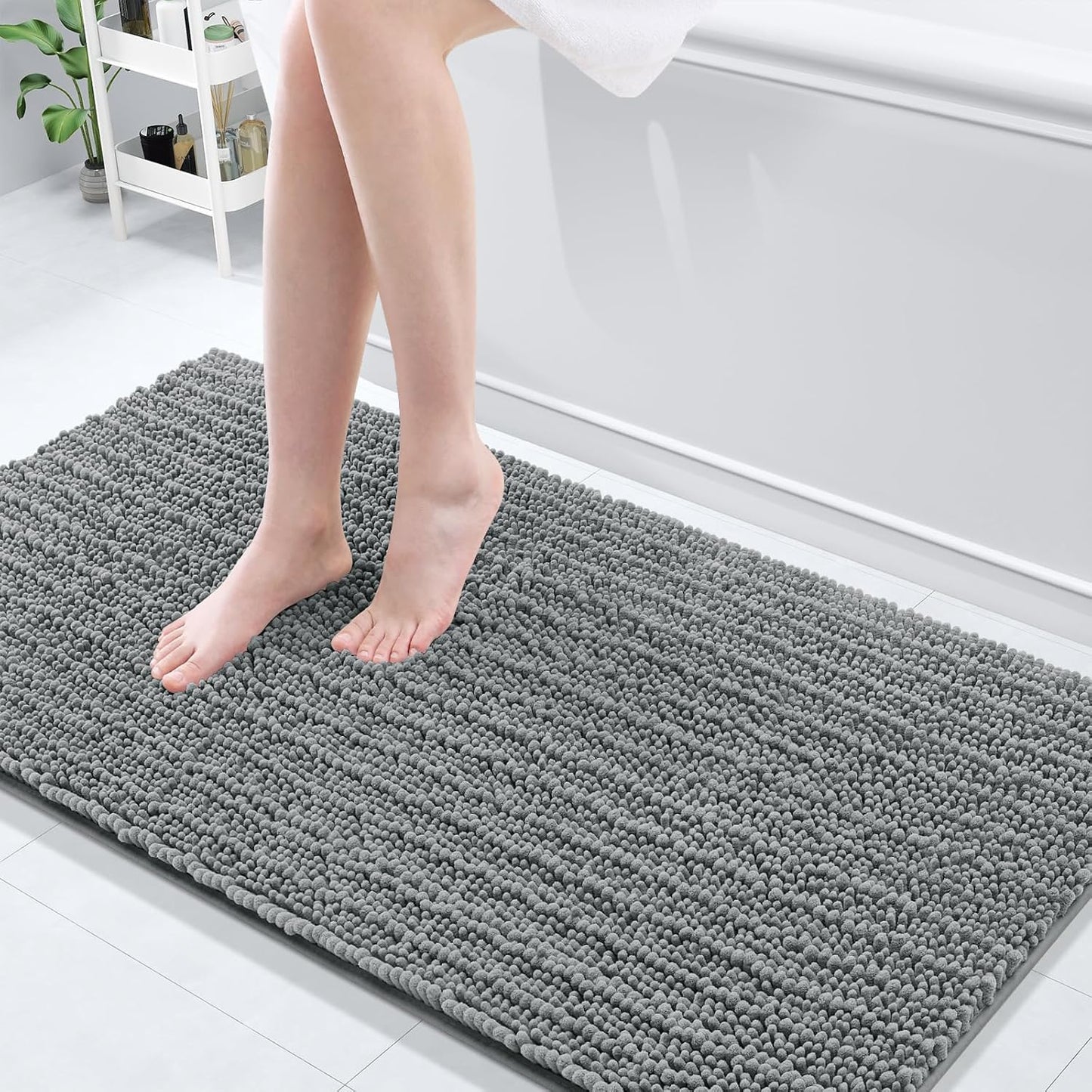 Arotive Luxury Chenille Bathroom Rug Mat for Ultimate Comfort