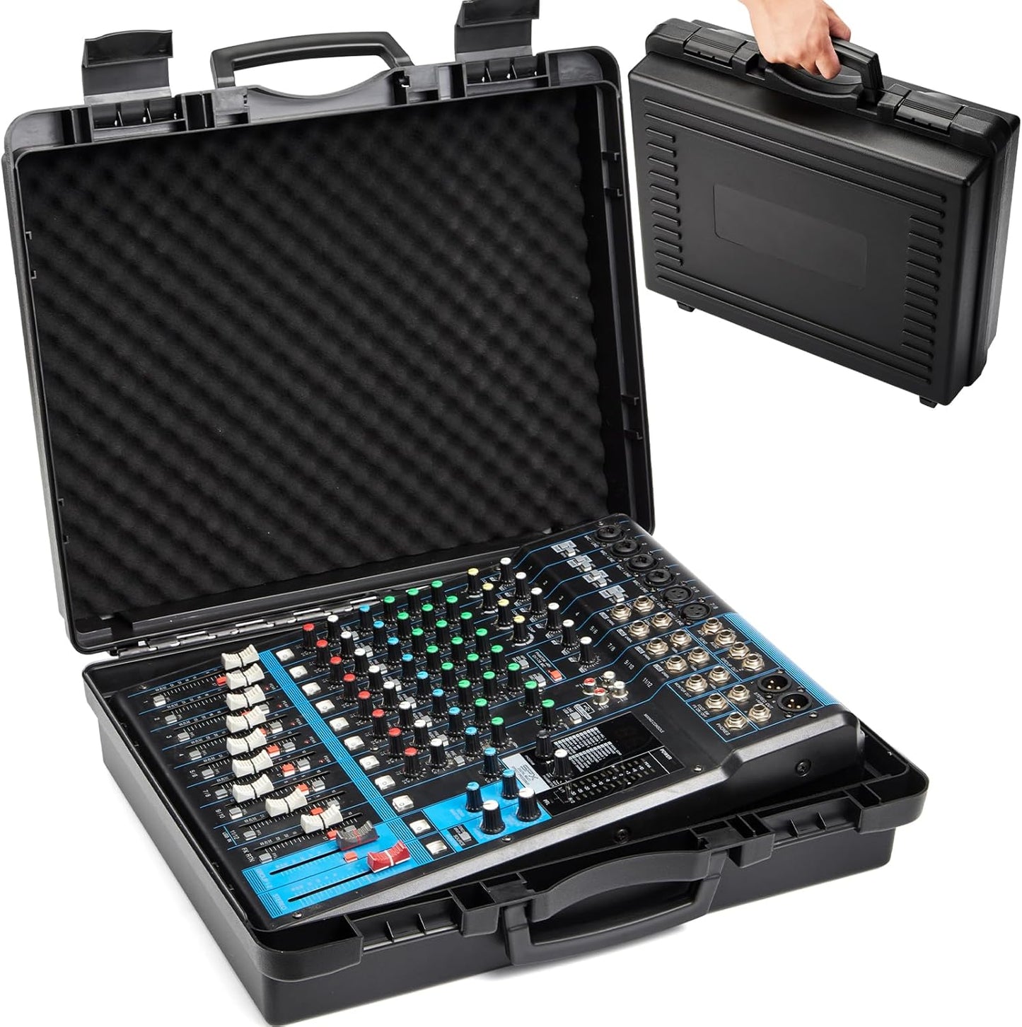 Mixer Case for Yamaha MG12XU - Protective Hard Shell Storage