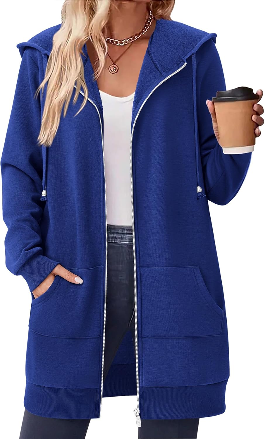 Zeagoo Women's Zip Up Hoodies for Fall and Winter Comfort