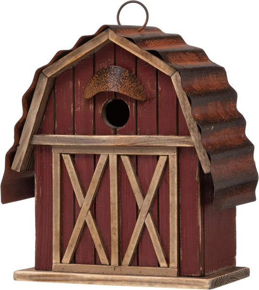 Rustic Bird House Outdoor Garden Decorative Handmade Distressed