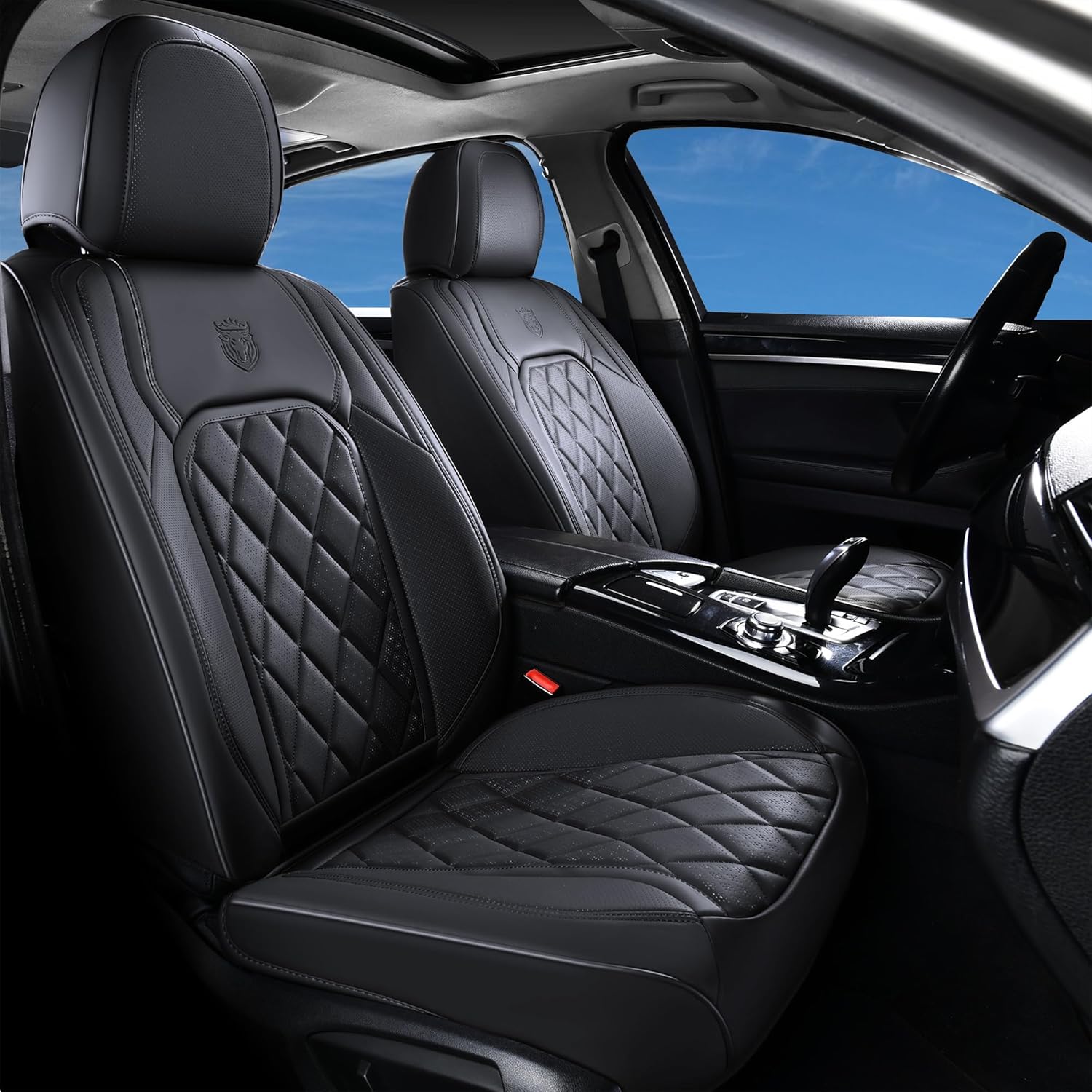 Coverado Car Seat Covers - Luxury Faux Leather Protection