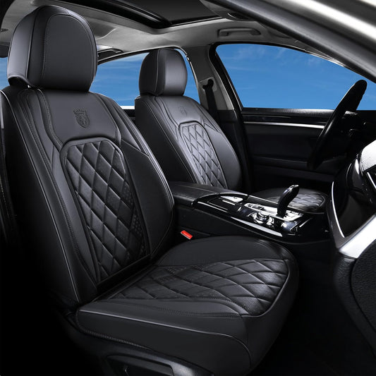 Coverado Car Seat Covers - Luxury Faux Leather Protection