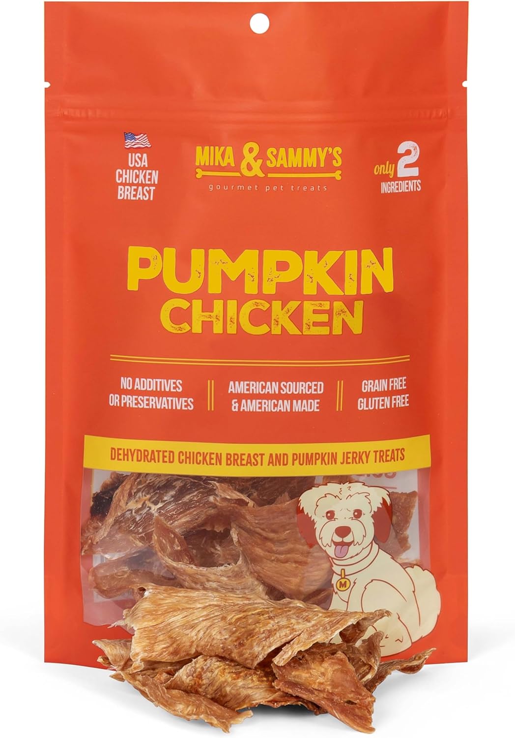 Gourmet Jerky Dog Treats - Cage-Free, No Additives, USA Made