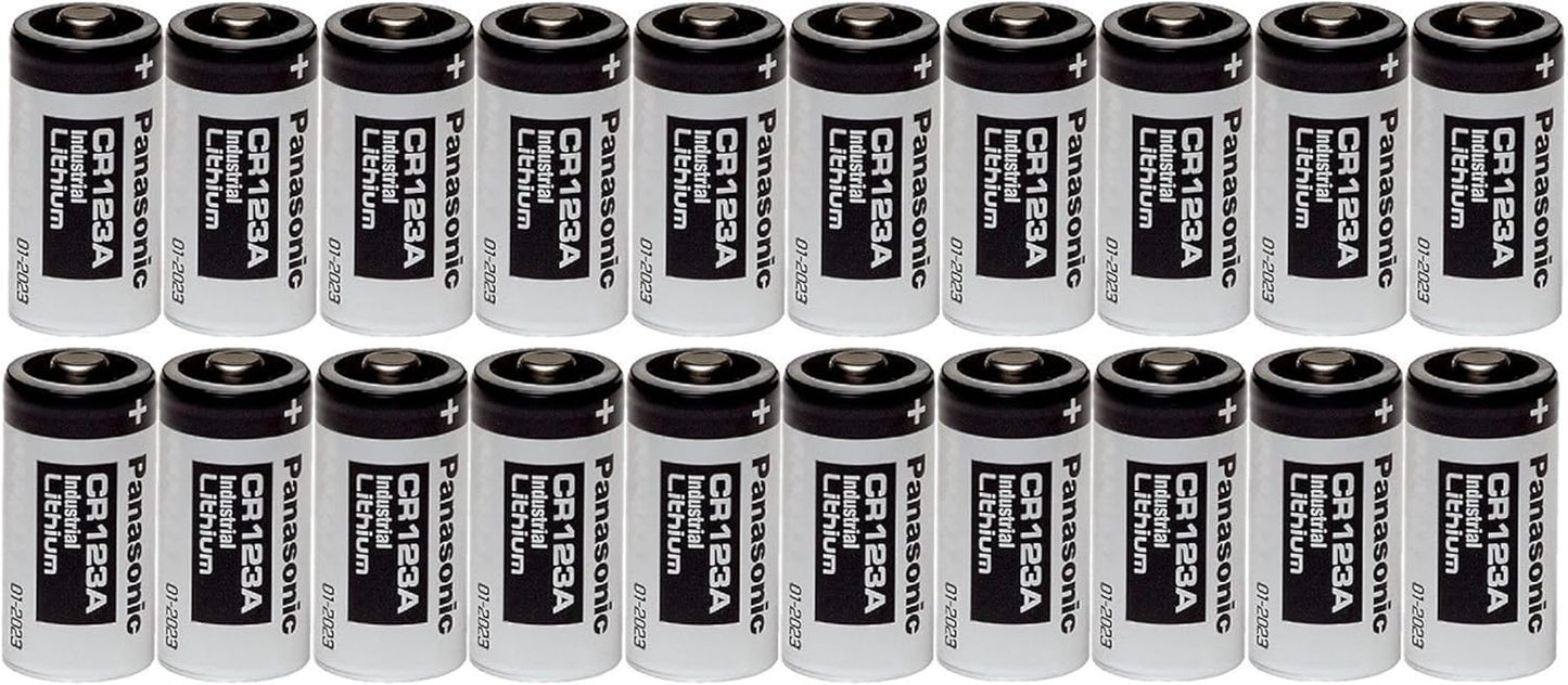 Panasonic 20 CR123A 123A Industrial 3V Lithium Batteries Review