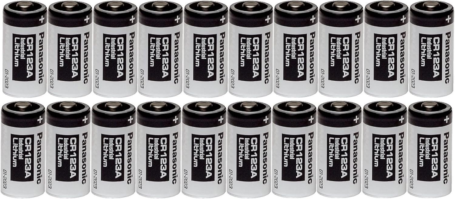 Panasonic 20 CR123A 123A Industrial 3V Lithium Batteries Review