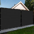 Privacy Fence Screen 6ft x 27ft Black Heavy Duty Fencing Mesh