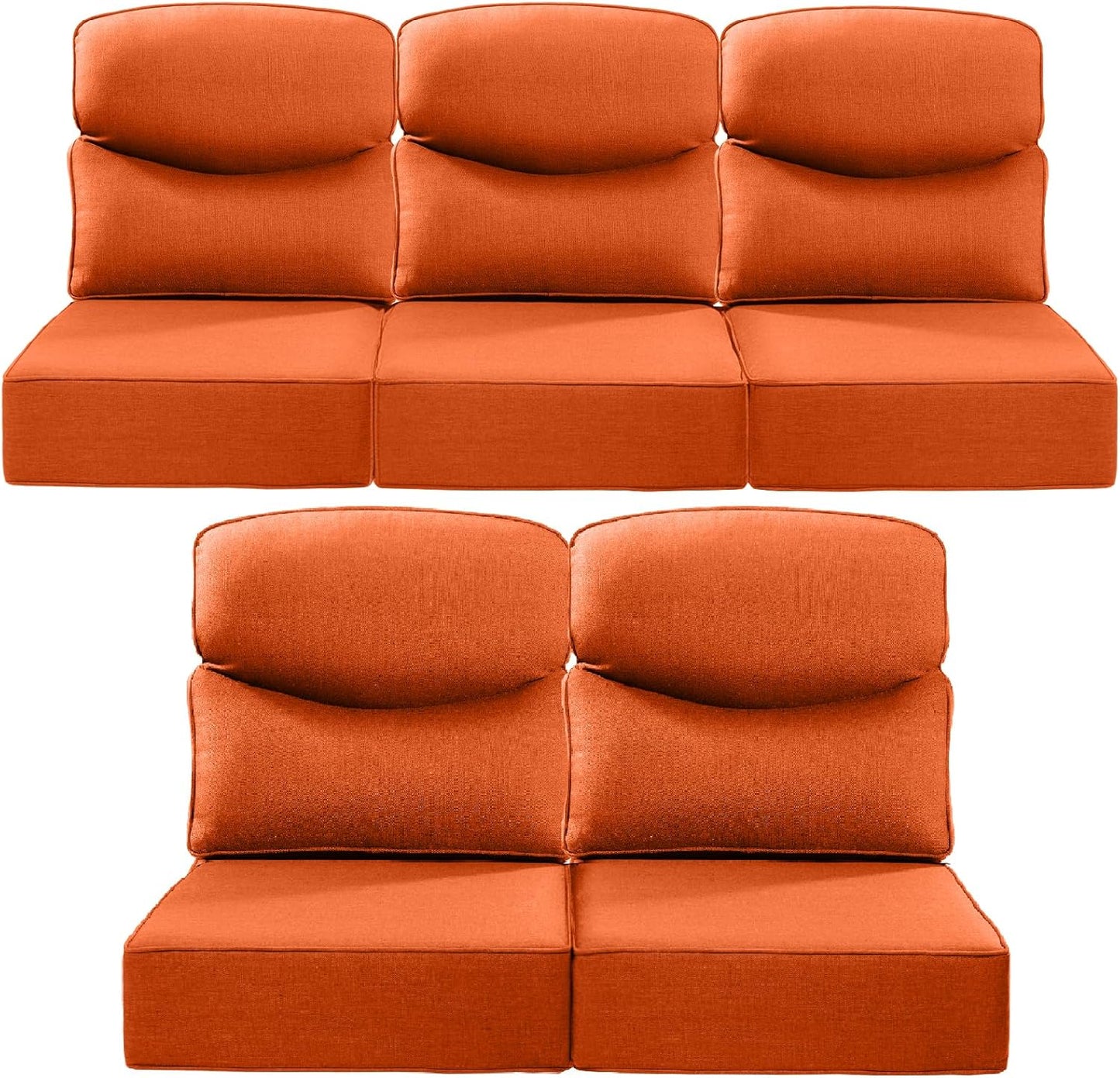 Luxury 22x24 6-Inch Smile Outdoor Cushions for Patio Seating