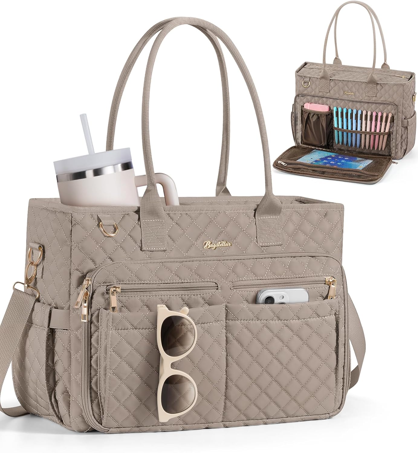 Teacher Bags for Women: Large Capacity Work Tote for Daily Use