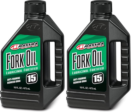 Maxima 15WT Standard Hydraulic Fork Oil - 1 Liter Bottle Pack