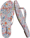 CUSHIONAIRE Cruise Flip Flops for Women - Travel Ready Comfort