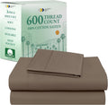 California Design Den Twin XL Sheet Set, 600 TC Sateen - Hotel Quality