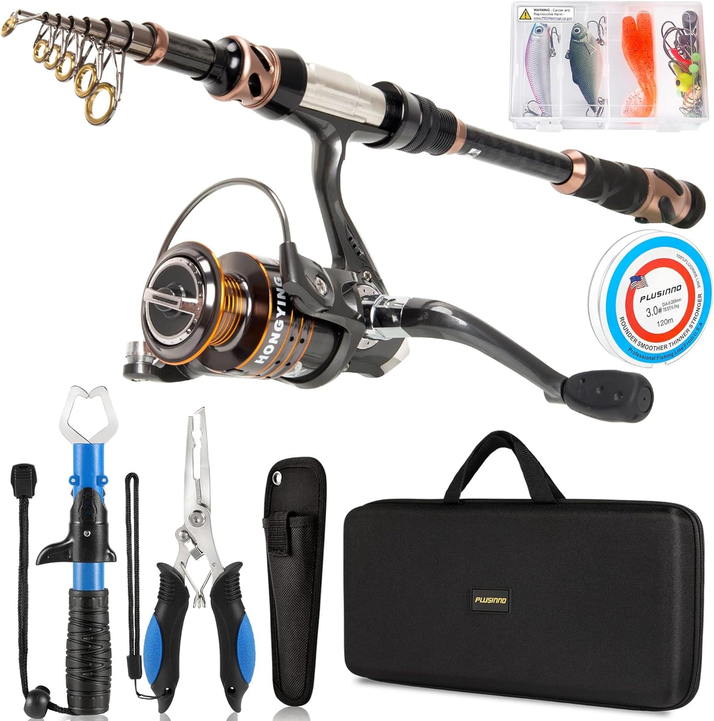 PLUSINNO Fishing Rod and Reel Combos for Every Angler's Needs