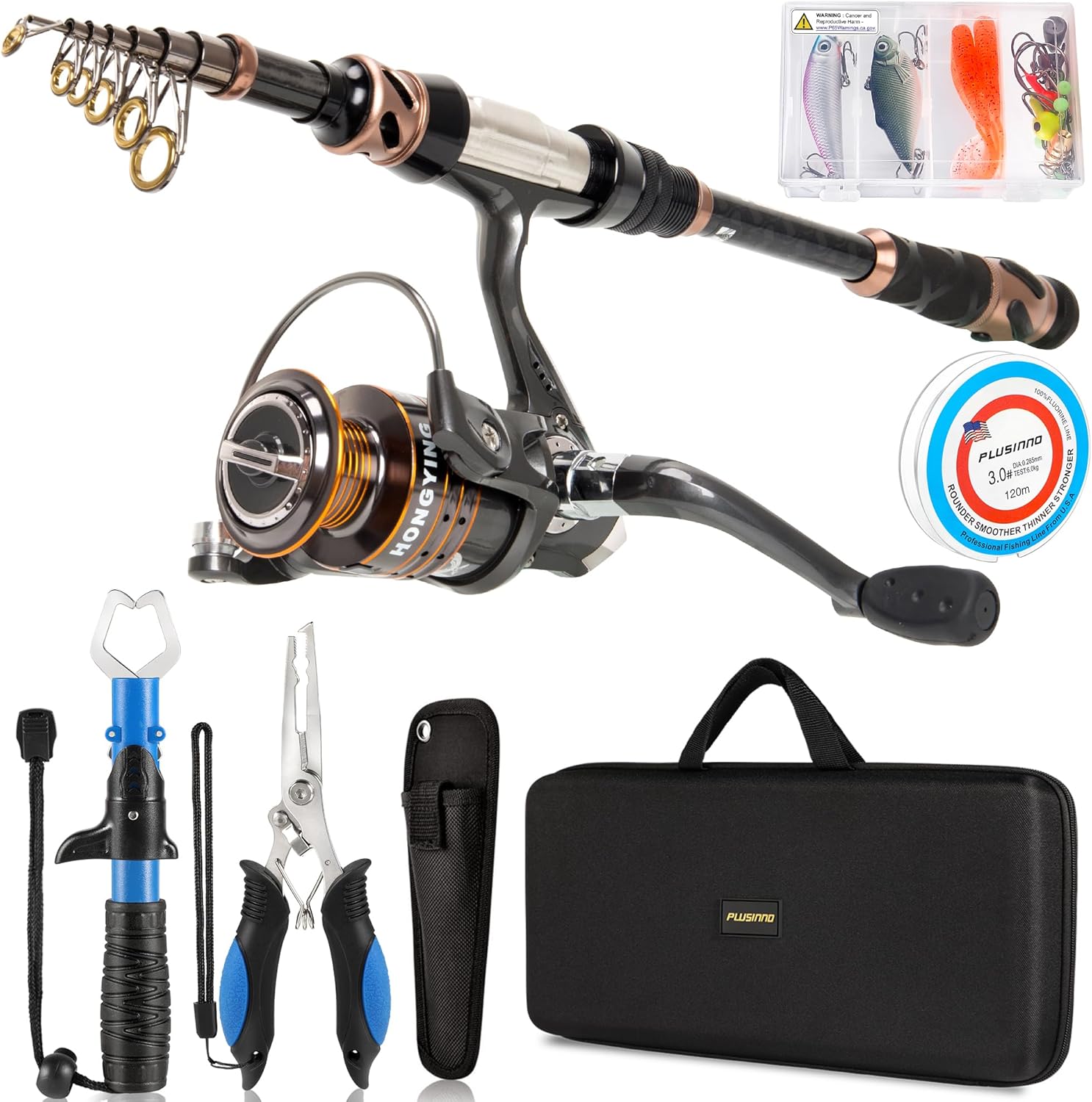 PLUSINNO Fishing Rod and Reel Combos for Every Angler's Needs