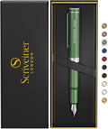 Scriveiner Personalized Luxury EDC Fountain Pen (Medium) - Matt Green