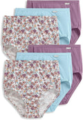 Jockey Women's Plus Size Elance Brief 6 Pack - Full Rise Cotton