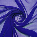 MDS Pack of 20 Yard Royal Blue Chiffon Fabric Bolt - Sheer Draping