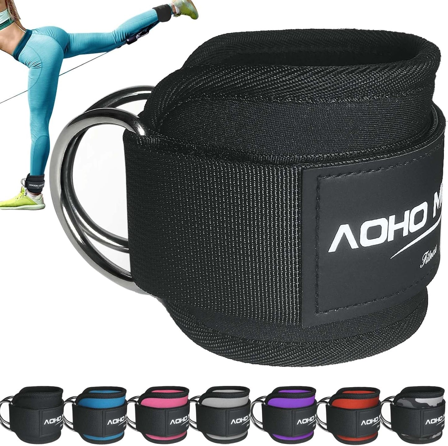Neoprene Ankle Strap for Stronger Glutes & Legs