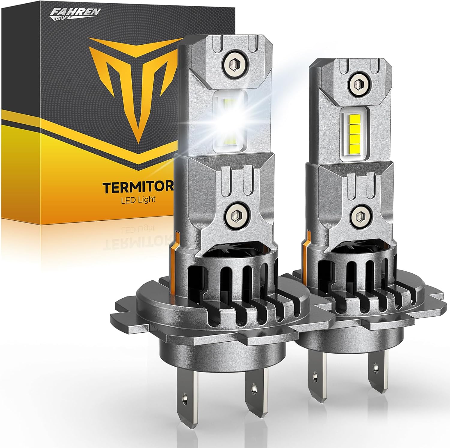 Upgraded H7 Bulbs 40000LM Ultra Bright 6500K for Safety