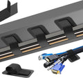 Under Desk Cable Management Holds 15 Cables - Neat Under-Desk Solution