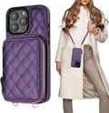 Bocasal Crossbody Wallet Case for iPhone 16 Pro Max - RFID Zipper