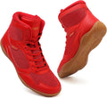 Wrestling Shoes Men Pro Boxing High Top Boots - Stable Grip