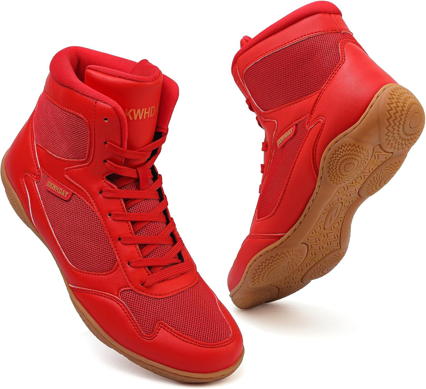 Wrestling Shoes for Men High Top Fitness Weightlifting Powerlifting