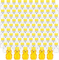 2 oz Honey Bear Bottles 96 Pack - Cute Bulk Honey Jars for Gifting