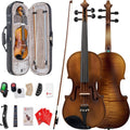 Vangoa Violin 4/4 Full Set Size - Solid Spruce Tiger Pattern