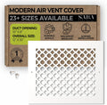 Air Vent Cover Grille 8 in x 10 in Acrylic Plexiglass - Venetian