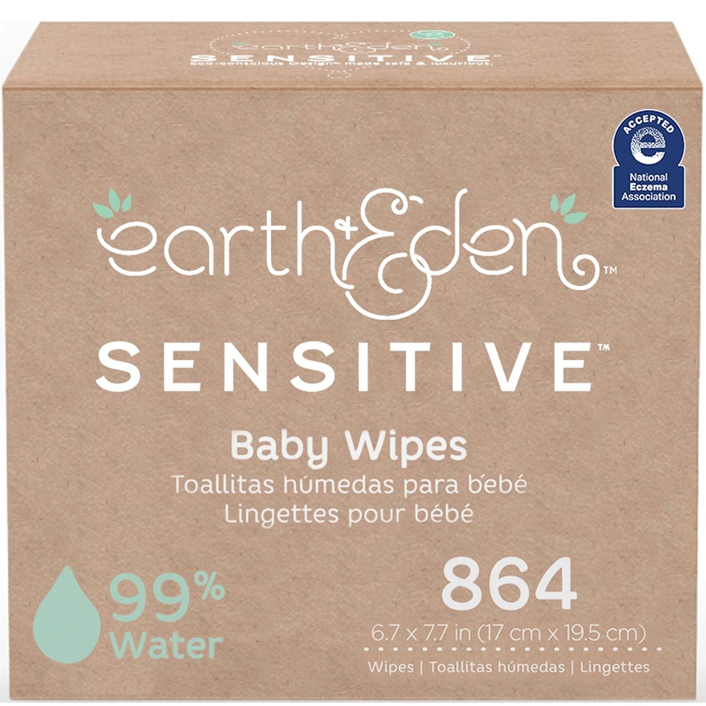 Earth & Eden Sensitive Baby Wipes for Gentle Skin Care