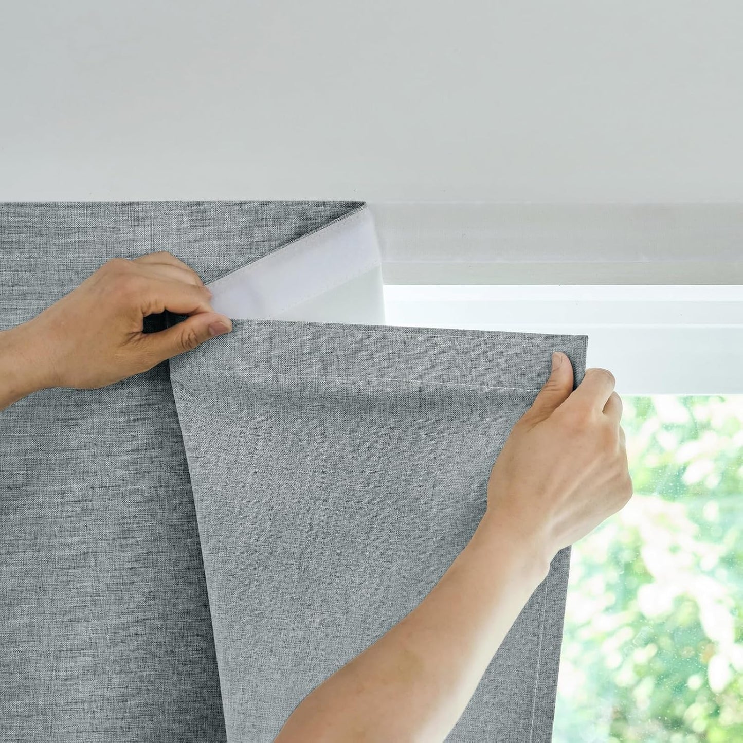 Adhesive Blackout Curtains for Easy Installation and Privacy